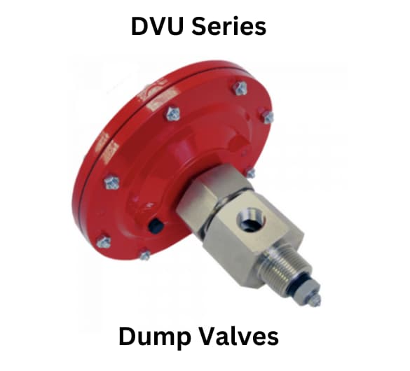  Image of DVU Series Dump Valves, highlighting their robust construction and application in fluid control systems
